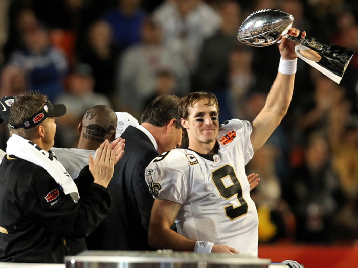 2010: Super Bowl XLIV — Surprise onside kick to start the second half