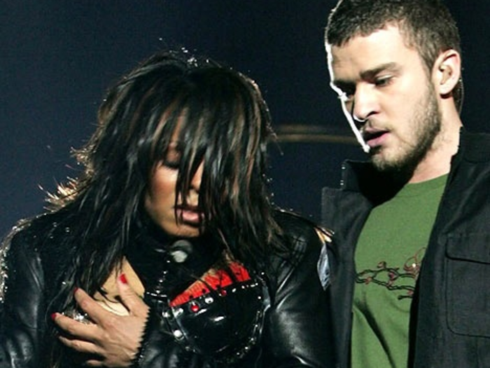 2004: Super Bowl XXXVIII — Janet Jackson