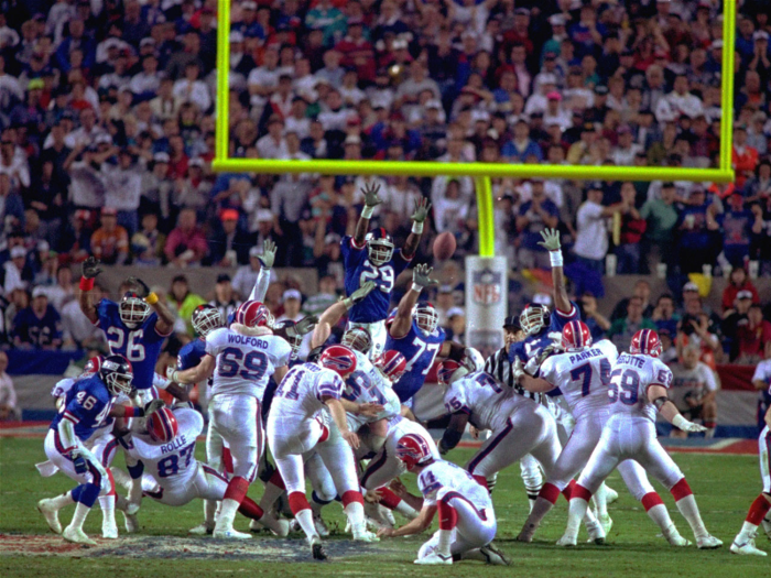 1991: Super Bowl XXV — Wide right