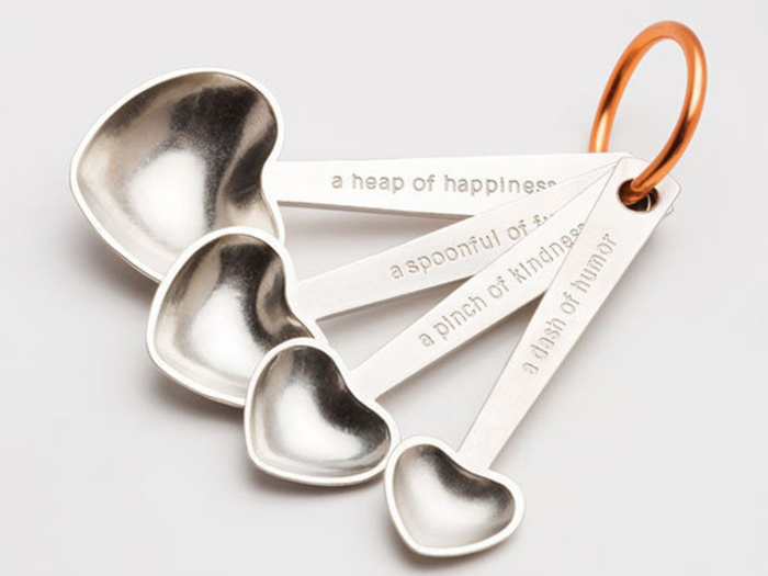 A festive take on measuring spoons for the home cook