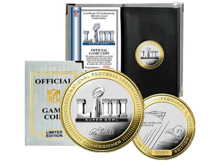 Be part of the game with this official game coin.