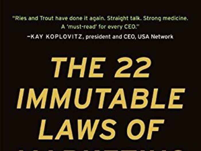 "The 22 Immutable Laws of Marketing" by Al Ries and Jack Trout