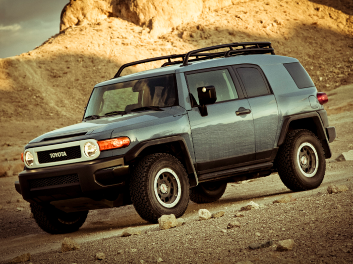 46. Toyota FJ Cruiser: discontinued 2014.