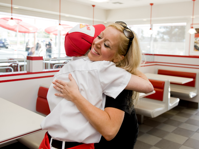 But she has changed almost nothing else about the brand, which prides itself on offering a simple menu of burgers and fries.