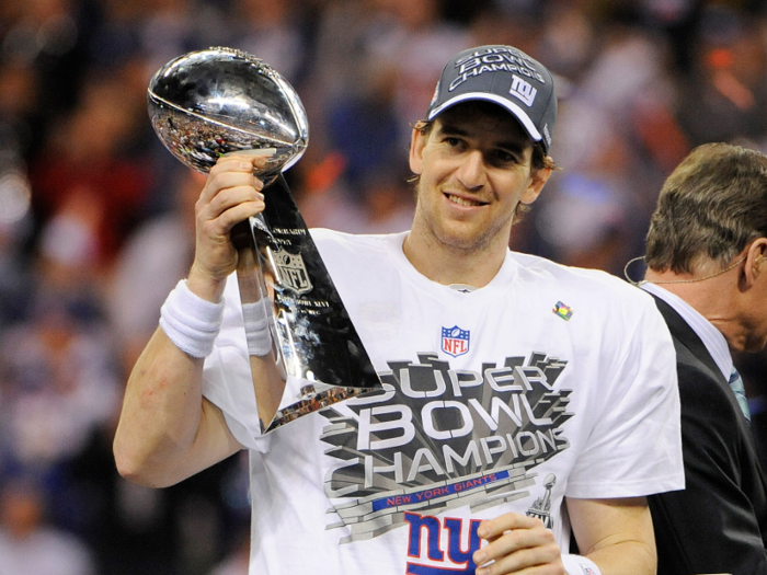 2012: Eli Manning, QB, New York Giants