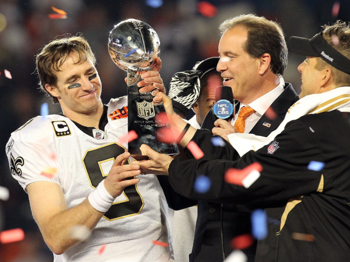 2010: Drew Brees, QB, New Orleans Saints