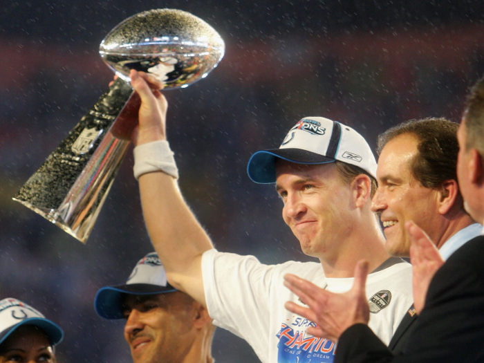 2007: Peyton Manning, QB, Indianapolis Colts