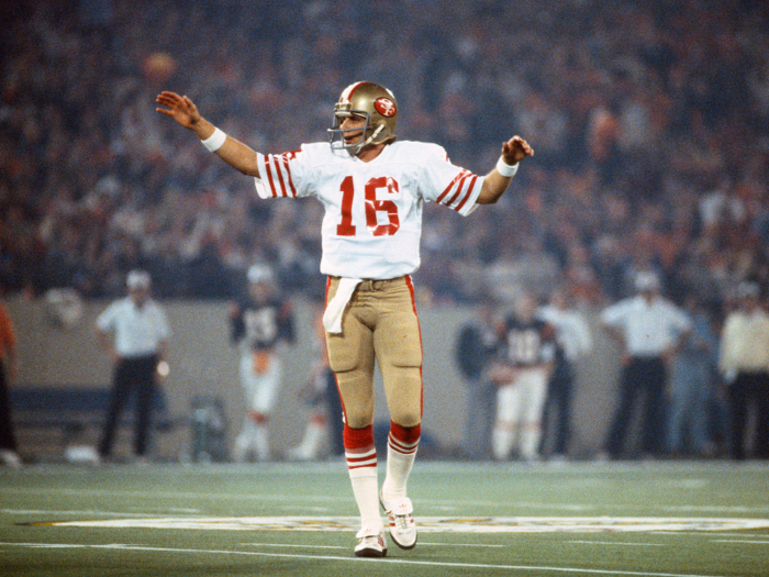 1982: Joe Montana, QB, San Francisco 49ers