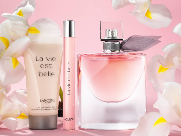 A limited-edition perfume and lotion set for women