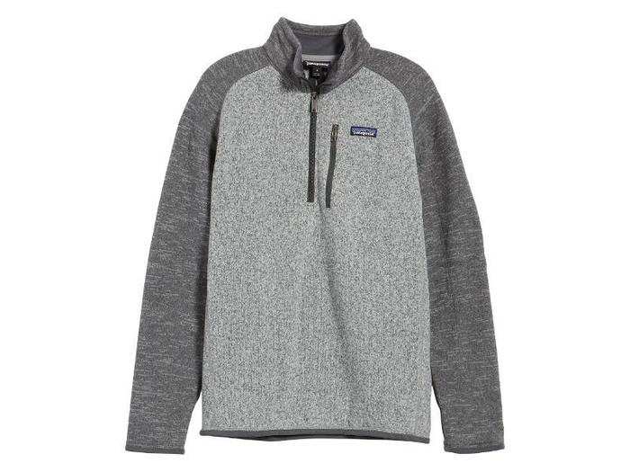 A fleece sweater from Patagonia