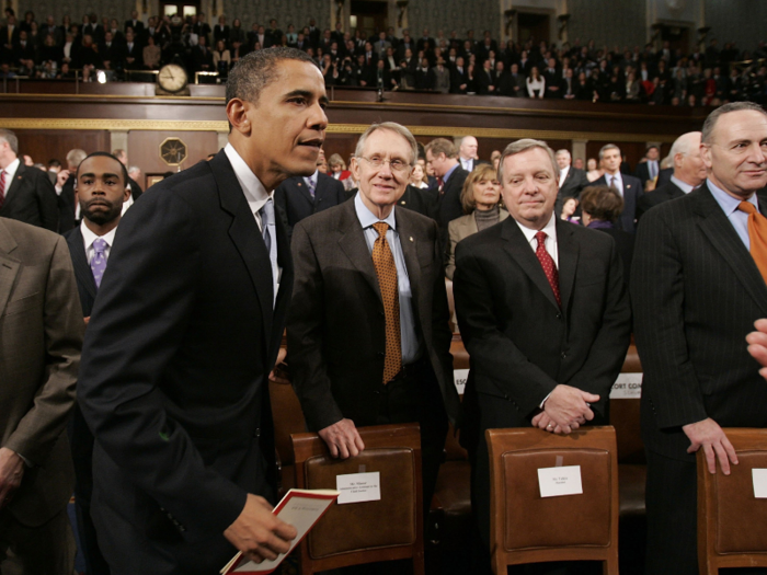 There could be a future president in the crowd.