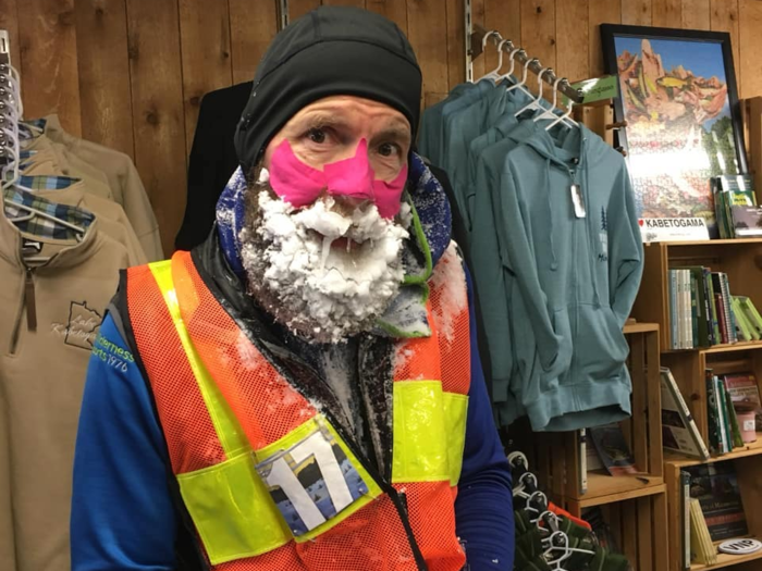 “I did get on the edge of hypothermia at the end, but it always amazes me how much heat your body produces," racer Don Gabrielson told Runners World. He finished the race in 21 hours and 23 minutes, riding a fat tire bike. "Unless you stop. You can’t stop, or at least not stop for long."