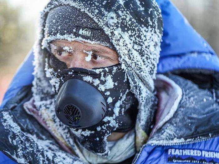  Temperatures were sub-zero, but the wind was the kicker. Wind chills plunged to -55 Fahrenheit. People protected themselves from the vortex-level temperatures with lots of layers, mittens, and oversized boots with room for multiple socks. 