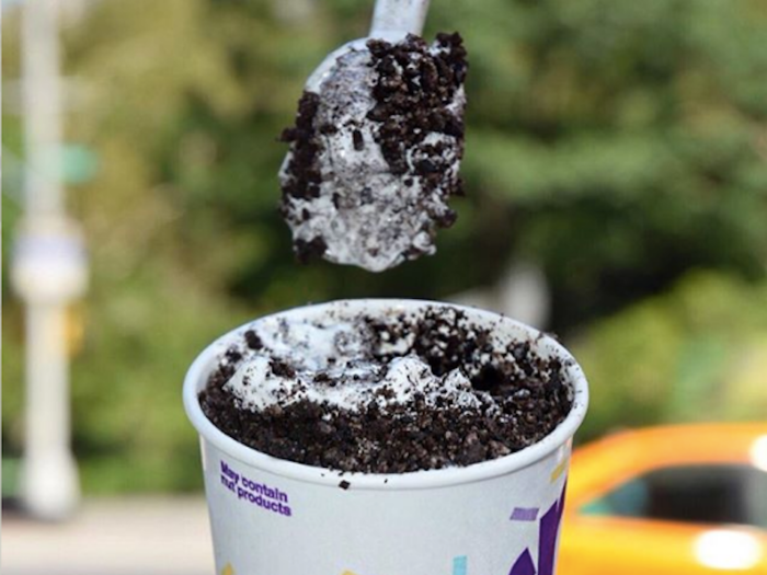 ... and an Oreo McFlurry.