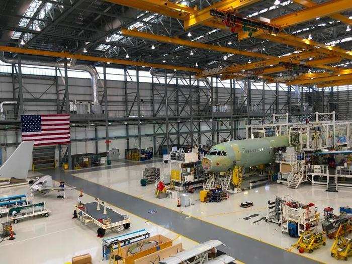 According to Airbus Americas CEO Jeff Knittel, the A320 line produces an average of four and a half planes a month.