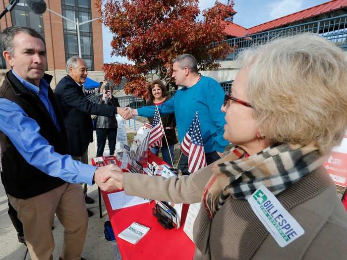 In 2015, Northam launched a campaign for governor that included emphasis on his past support for pro-choice policies, expanded resources for veterans, and childhood welfare and education.