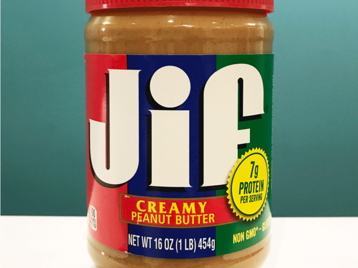 Peanut butter: Jif