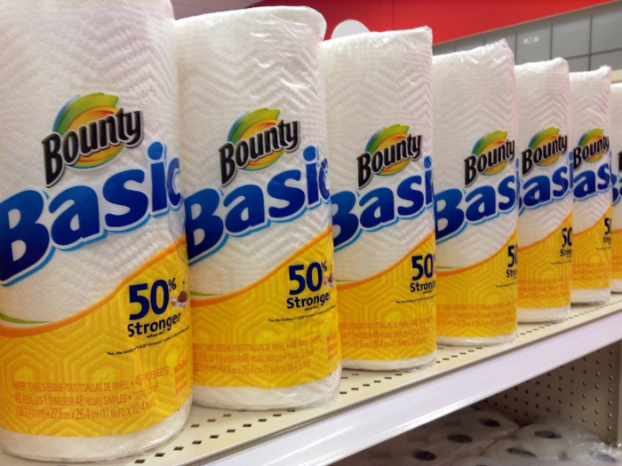 Paper towels: Bounty