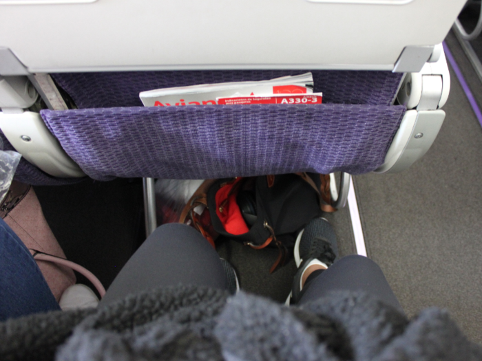 More positively, I was impressed with the amount of space I had to extend my legs during both directions of the trip.