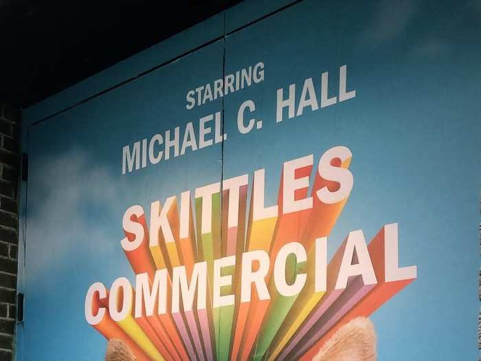 The 30 minute-long play, called "Skittles Commercial: The Broadway Musical," was a self-deprecatingly funny take on advertising itself, starring actor Michael C. Hall.