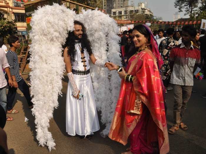 What made it special this year were a large number of  parents who shun stereotypes and walked with their children, fearless and free.