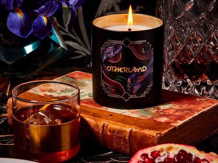 A candle that brings a romantic ambiance to any room