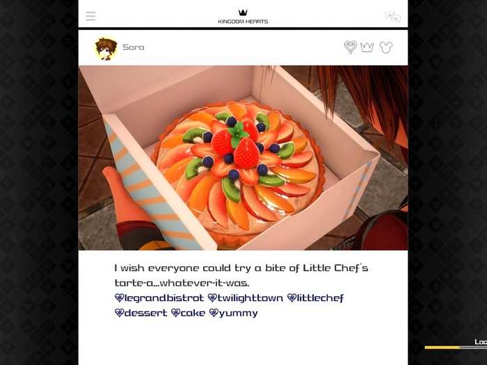 Of course, there are plenty of Instagram-style food posts, thanks to the presence of Pixar