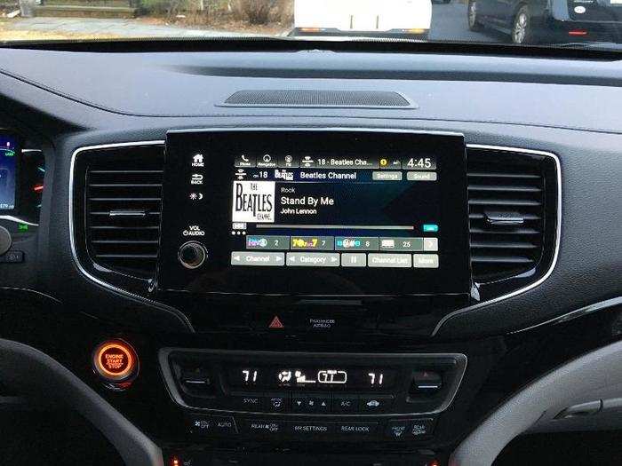 The system is equipped with a host of auto sources including satellite radio.