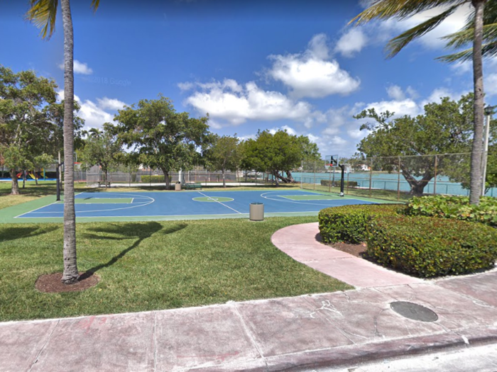 Palm Island is the only island of the three that offers access to a basketball court, tennis courts, and a playground.