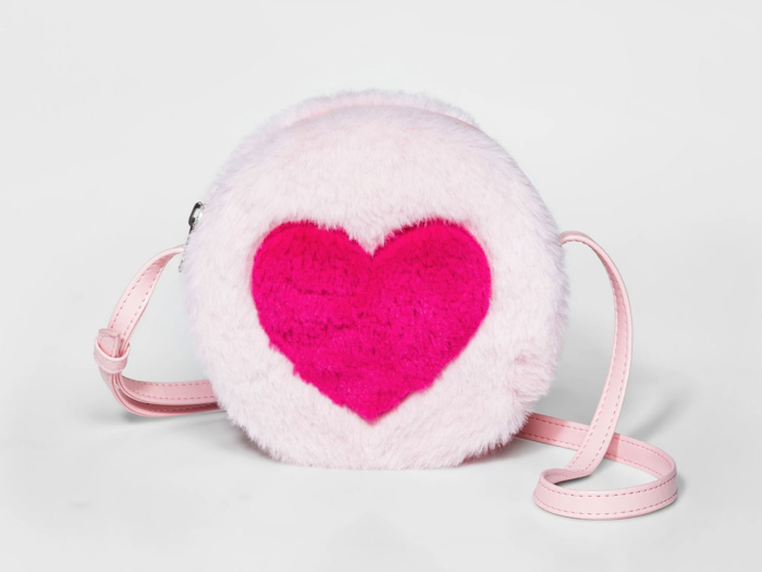 A cute, fuzzy, and festive purse