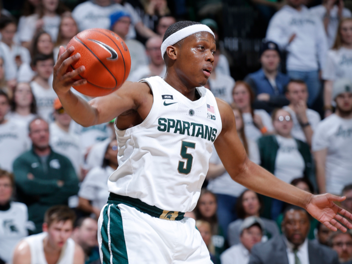 ▼ No. 9 Michigan State Spartans — Dropped 3 spots in the AP Top 25 Poll