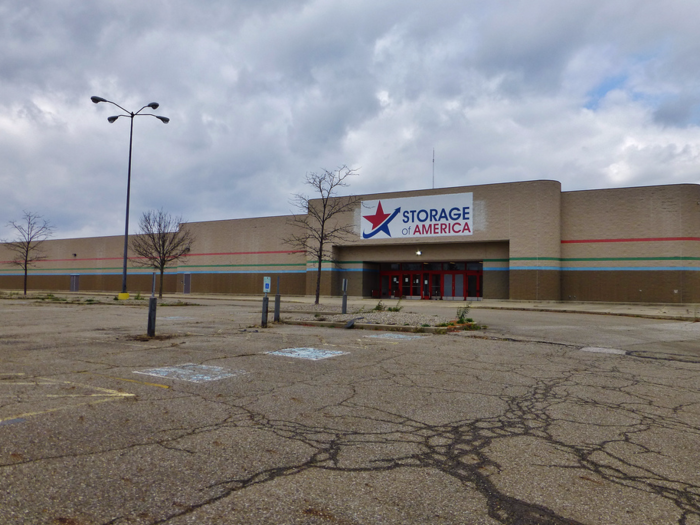 Storage of America at one point took over this space, which was formerly occupied by Target.