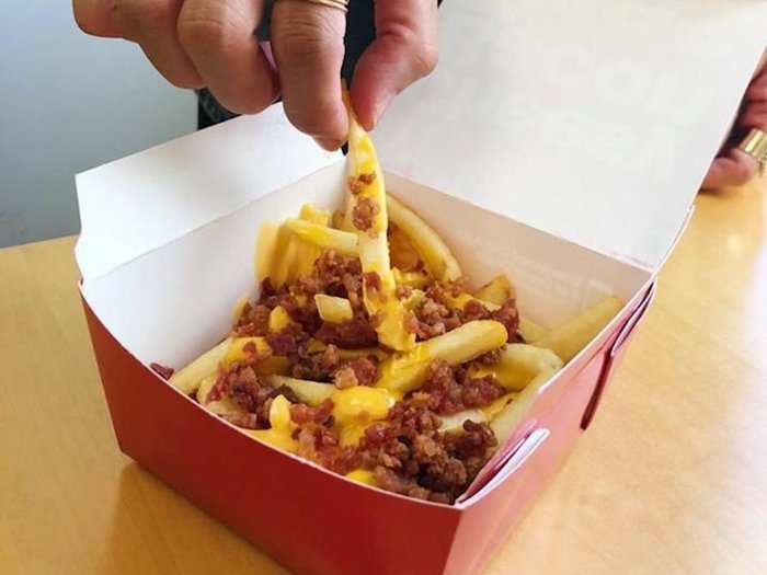 Even the announcement of bacon cheese fries — which are only just hitting the US market — leaves McDonald