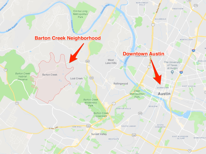 Barton Creek is one of a handful of neighborhoods in the affluent West Austin region. The surrounding districts of West Lake Hills and Rollingwood also boast sought-after exclusivity and opulent living.