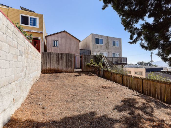 Another interesting aspect of the property is that the house only takes up a third of the lot.