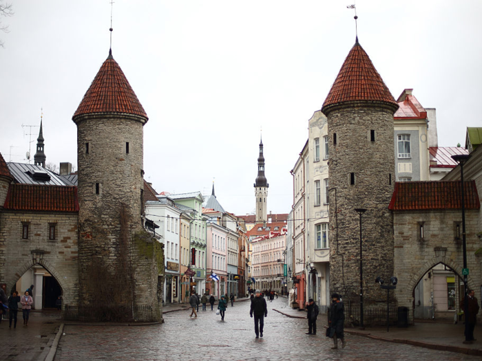 8. Estonia — 160 countries