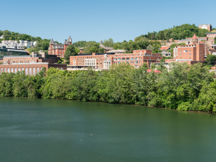 10 (tie). West Virginia University