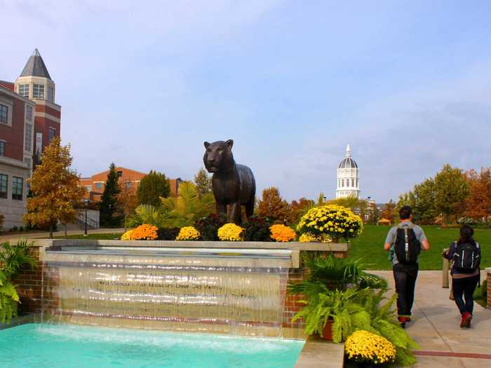 14 (tie). University of Missouri