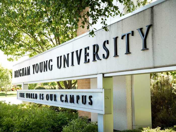 44 (tie). Brigham Young University