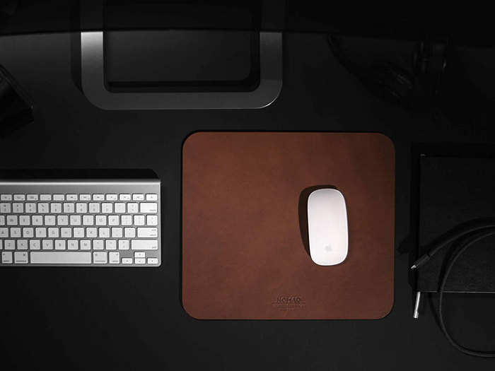  A nice leather mouse pad 