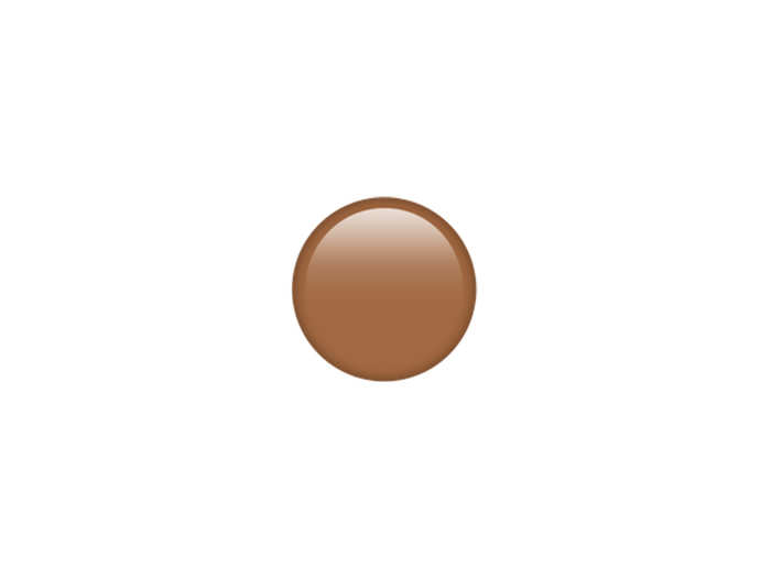 Brown circle