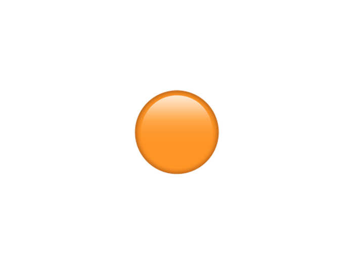 Orange circle