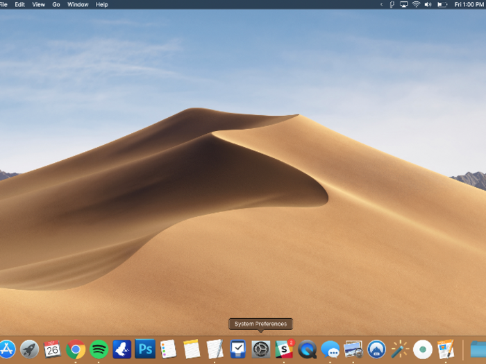 7. Both computers also run the same software: MacOS Mojave, the latest operating system for Mac computers.