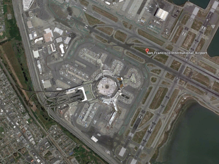 By far one of the most devastating consequences of extreme flooding would be damage to the San Francisco International Airport.