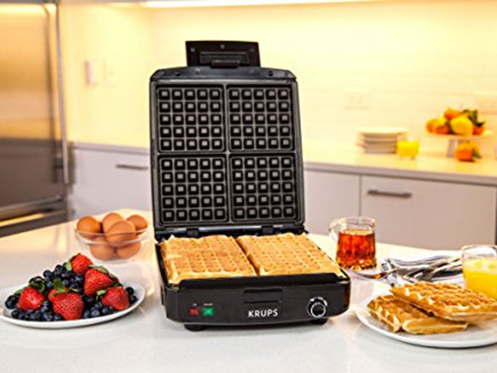 A waffle maker