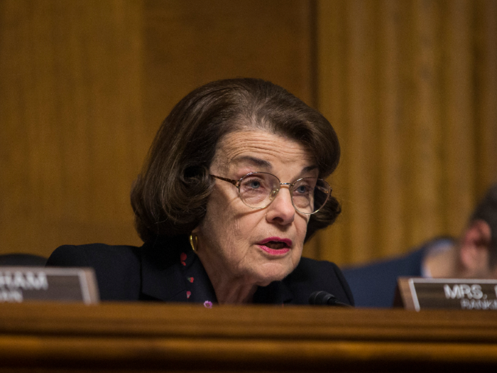 6. Dianne Feinstein — $58.5 million