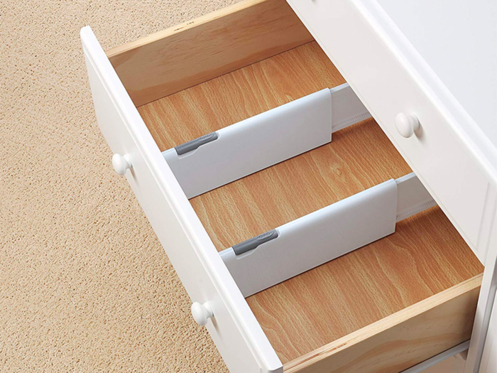 Sturdy, expandable drawer dividers