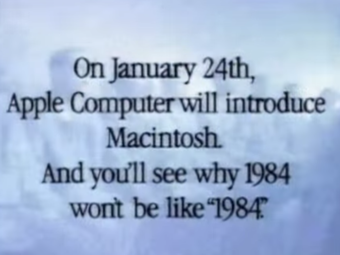 Up until this commercial, Apple ads had cost around $50,000 to produce. The 1984 ad cost $500,000 to create.