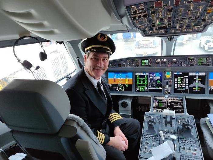 Before stepping off the plane, I chatted briefly with one of the pilot who praised the airline