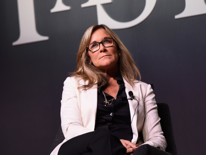 Then, in October that year, Apple announced former Burberry CEO Angela Ahrendts would be coming to Apple to lead its retail and online stores, filling the vacancy left by John Browett that previous year.